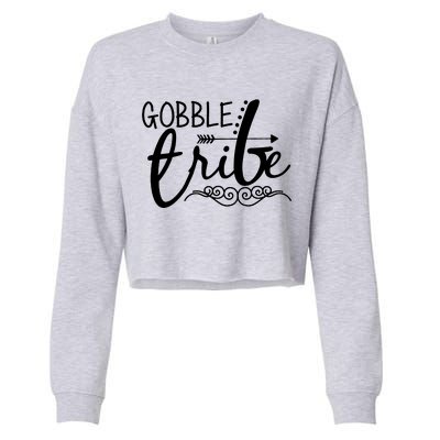 Gobble Tribe Cropped Pullover Crew