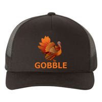 Gobble Turkey Thanksgiving Yupoong Adult 5-Panel Trucker Hat