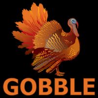 Gobble Turkey Thanksgiving Cooling Performance Crew T-Shirt