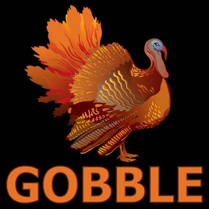 Gobble Turkey Thanksgiving Cooling Performance Crew T-Shirt
