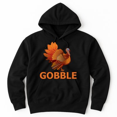 Gobble Turkey Thanksgiving Hoodie