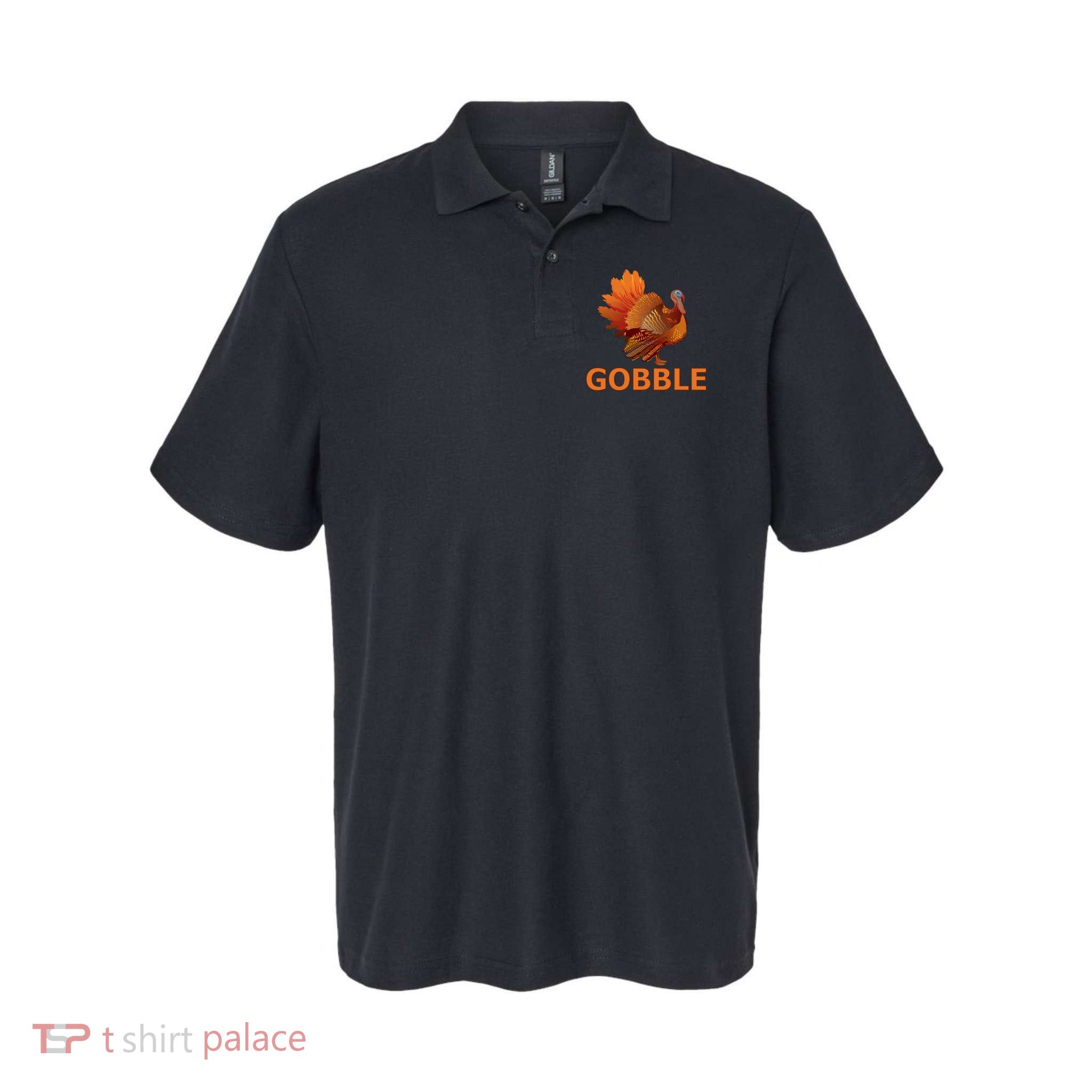 Gobble Turkey Thanksgiving Polo