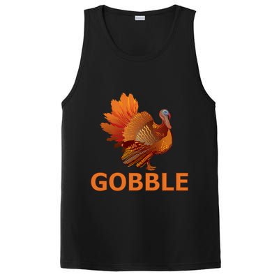 Gobble Turkey Thanksgiving PosiCharge Competitor Tank