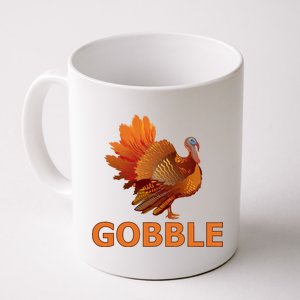 Gobble Turkey Thanksgiving Coffee Mug