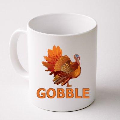 Gobble Turkey Thanksgiving Coffee Mug