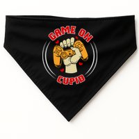 Game On Cupid Video Gaming Valentine USA-Made Doggie Bandana