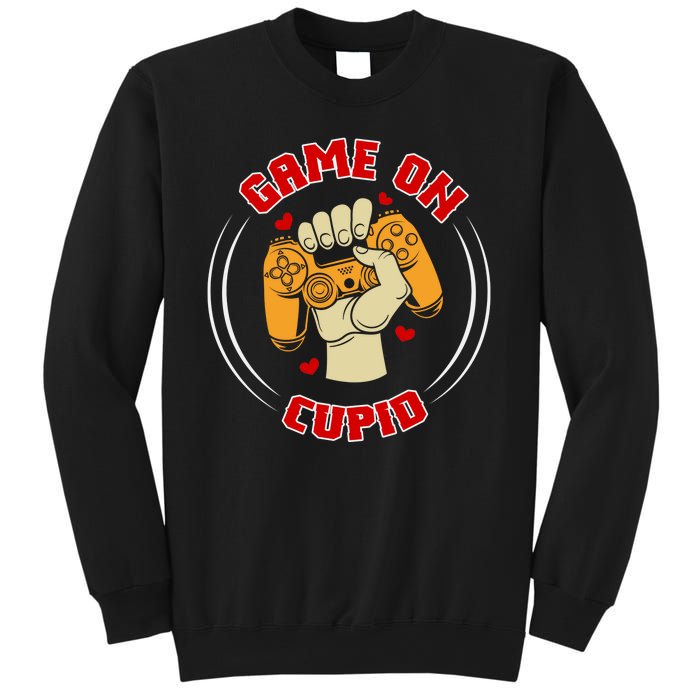 Game On Cupid Video Gaming Valentine Sweatshirt