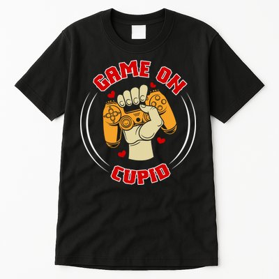 Game On Cupid Video Gaming Valentine Tall T-Shirt