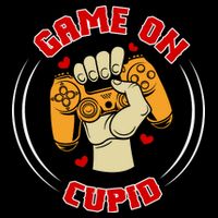 Game On Cupid Video Gaming Valentine 7-Panel Snapback Hat