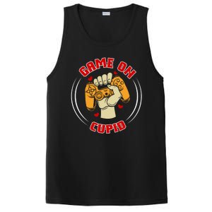 Game On Cupid Video Gaming Valentine PosiCharge Competitor Tank