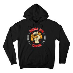 Game On Cupid Video Gaming Valentine Tall Hoodie