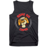 Game On Cupid Video Gaming Valentine Tank Top