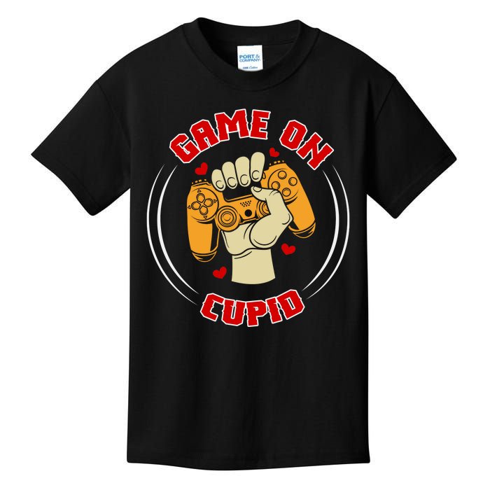 Game On Cupid Video Gaming Valentine Kids T-Shirt