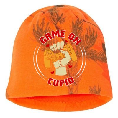 Game On Cupid Video Gaming Valentine Kati - Camo Knit Beanie