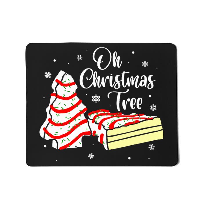 Groovy Oh Christmas Tree Cakes Debbie Becky Jen Cake Lovers Mousepad