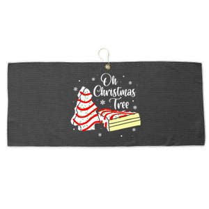 Groovy Oh Christmas Tree Cakes Debbie Becky Jen Cake Lovers Large Microfiber Waffle Golf Towel