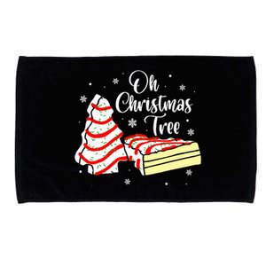 Groovy Oh Christmas Tree Cakes Debbie Becky Jen Cake Lovers Microfiber Hand Towel