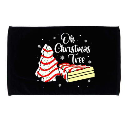 Groovy Oh Christmas Tree Cakes Debbie Becky Jen Cake Lovers Microfiber Hand Towel