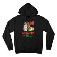 Groovy Oh Christmas Tree Cakes Debbie Becky Jen Cake Lovers Hoodie