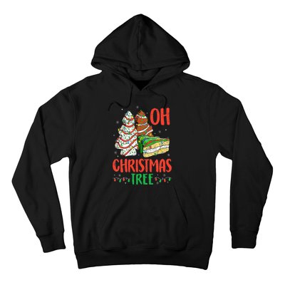 Groovy Oh Christmas Tree Cakes Debbie Becky Jen Cake Lovers Hoodie