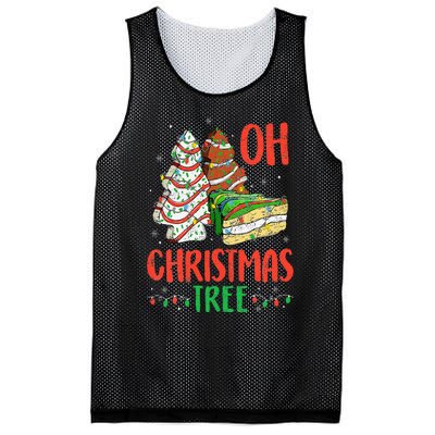 Groovy Oh Christmas Tree Cakes Debbie Becky Jen Cake Lovers Mesh Reversible Basketball Jersey Tank