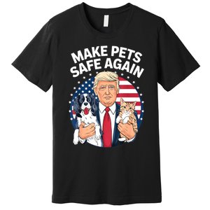 Goose Ohio Cats And Dogs 2024 Debate Make Pets Safe Again Premium T-Shirt