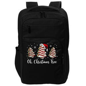 Groovy Oh Christmas Tree Cakes Debbie Becky Jen Cake Lovers Impact Tech Backpack