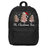 Groovy Oh Christmas Tree Cakes Debbie Becky Jen Cake Lovers 16 in Basic Backpack