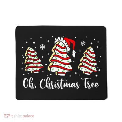 Groovy Oh Christmas Tree Cakes Debbie Becky Jen Cake Lovers Mousepad