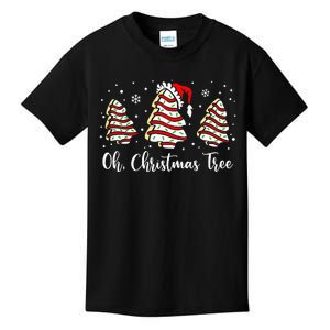 Groovy Oh Christmas Tree Cakes Debbie Becky Jen Cake Lovers Kids T-Shirt