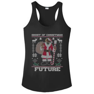 Ghost Of Christmas Future Ugly Christmas Rap Gift Ladies PosiCharge Competitor Racerback Tank