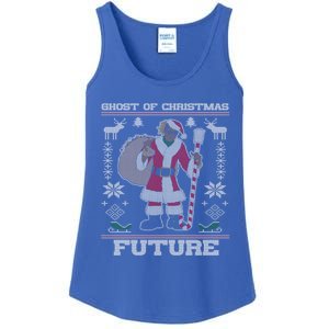 Ghost Of Christmas Future Ugly Christmas Rap Gift Ladies Essential Tank