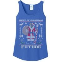 Ghost Of Christmas Future Ugly Christmas Rap Gift Ladies Essential Tank