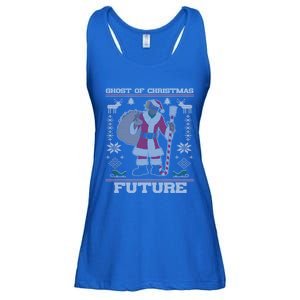 Ghost Of Christmas Future Ugly Christmas Rap Gift Ladies Essential Flowy Tank