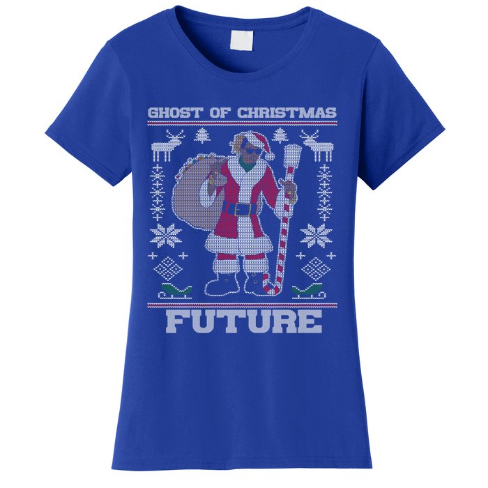 Ghost Of Christmas Future Ugly Christmas Rap Gift Women's T-Shirt