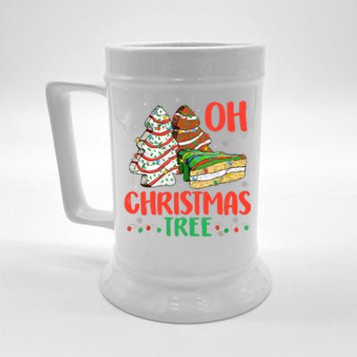 Groovy Oh Christmas Tree Cakes Debbie Becky Jen Cake Lovers Beer Stein