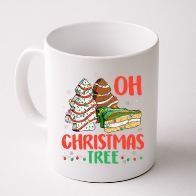 Groovy Oh Christmas Tree Cakes Debbie Becky Jen Cake Lovers Coffee Mug