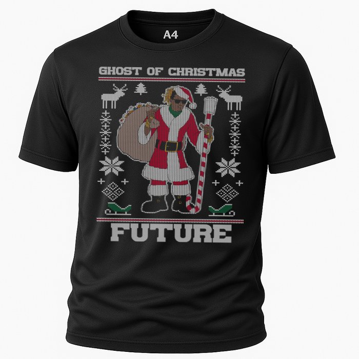 Ghost Of Christmas Future Ugly Christmas Sweater Rap Cooling Performance Crew T-Shirt