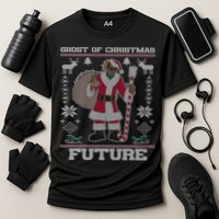 Ghost Of Christmas Future Ugly Christmas Sweater Rap Cooling Performance Crew T-Shirt