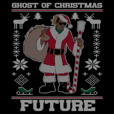 Ghost Of Christmas Future Ugly Christmas Sweater Rap T-Shirt