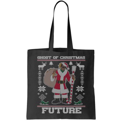 Ghost Of Christmas Future Ugly Christmas Sweater Rap Bag