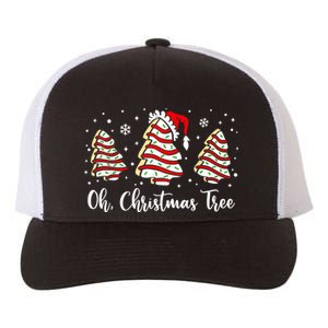 Groovy Oh Christmas Tree Cakes Debbie Becky Jen Cake Lovers Yupoong Adult 5-Panel Trucker Hat