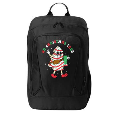 Groovy Oh Christmas Tree Cakes Debbie Becky Jen Cake Lovers City Backpack