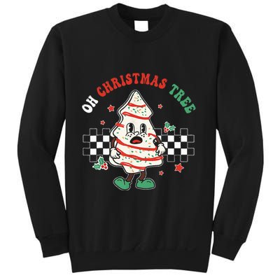 Groovy Oh Christmas Tree Cakes Debbie Becky Jen  Sweatshirt