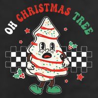 Groovy Oh Christmas Tree Cakes Debbie Becky Jen  Adult Drive Performance Visor