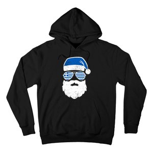 Greek Orthodox Christmas Santa Claus Greece Flag Greek Hoodie