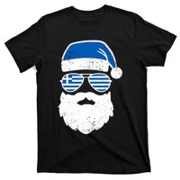 Greek Orthodox Christmas Santa Claus Greece Flag Greek T-Shirt