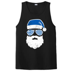 Greek Orthodox Christmas Santa Claus Greece Flag Greek PosiCharge Competitor Tank