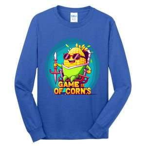 Game Of Corns Corn Cob Farmer Nerd Geek Cute Gift Tall Long Sleeve T-Shirt