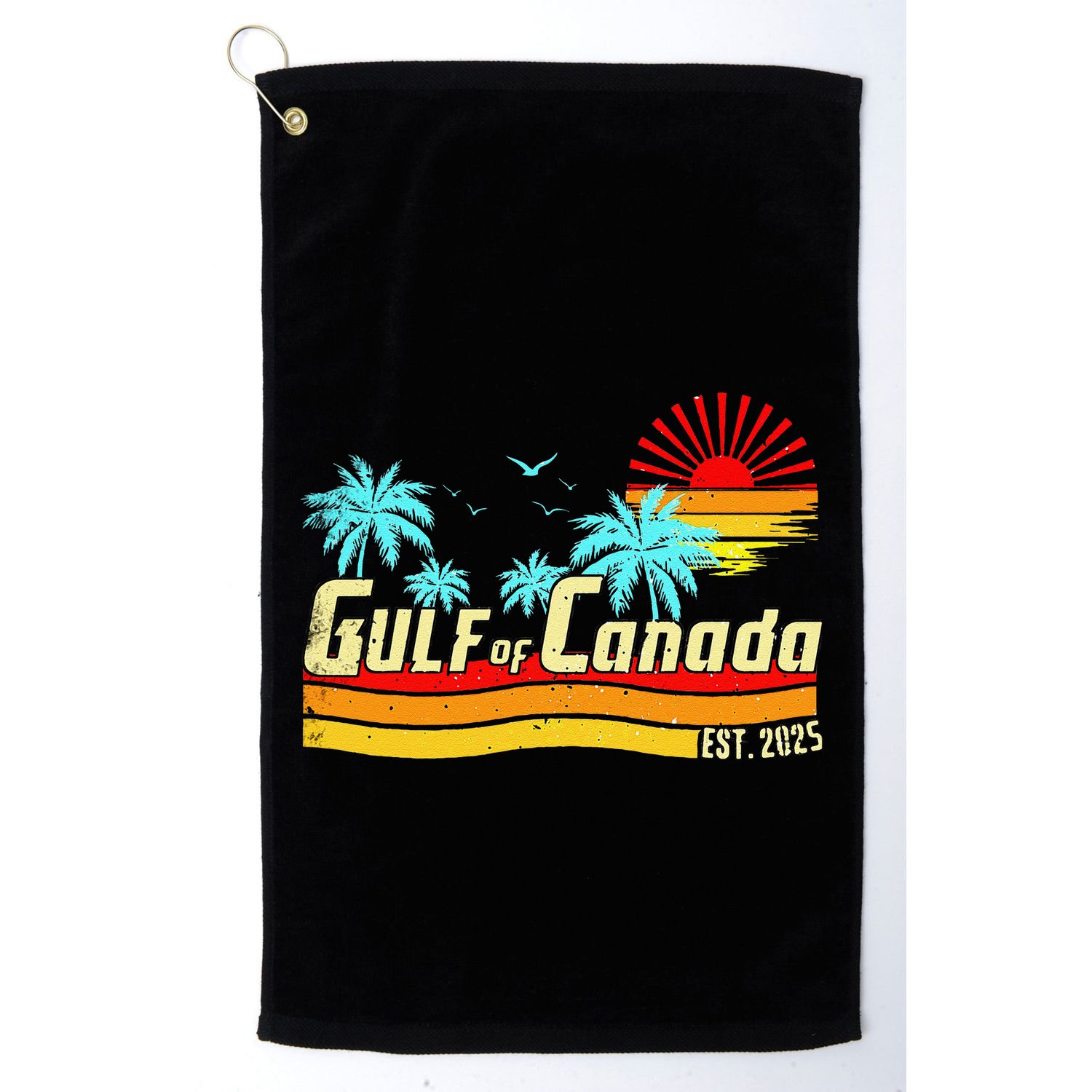 Gulf Of Canada Gulf Of Mexico The Usa Canadas 11th Province Golf Towel